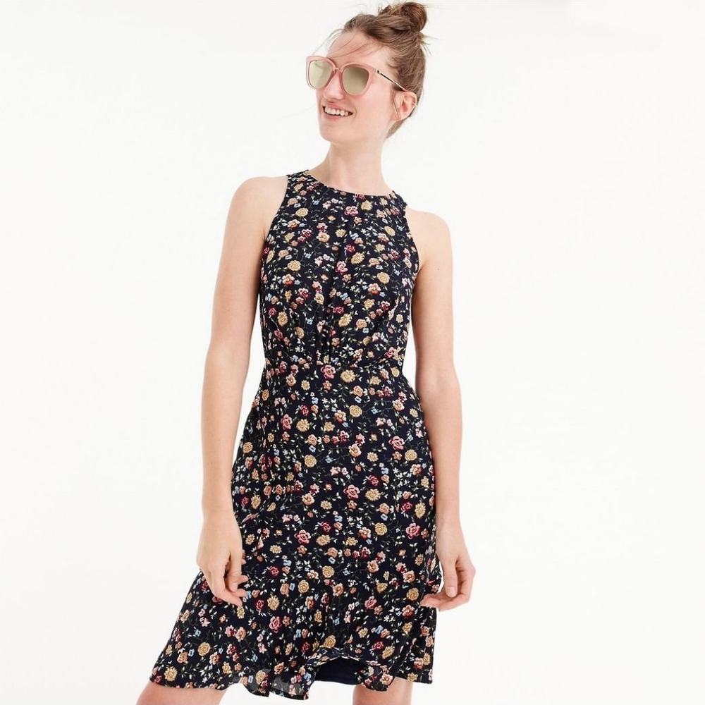 DONATED: J. Crew Mercantile Ruched-waist Dress In Vintage Floral
